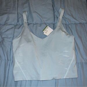 SOLD Light Blue Cropped Tank Top